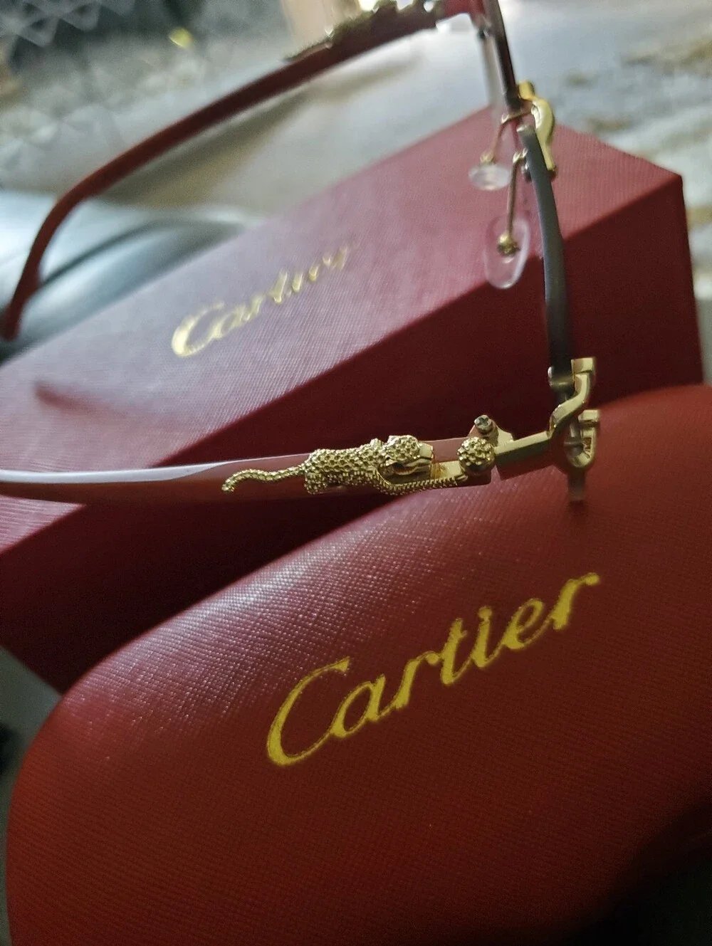 Cartier Women Rimless Glasses
